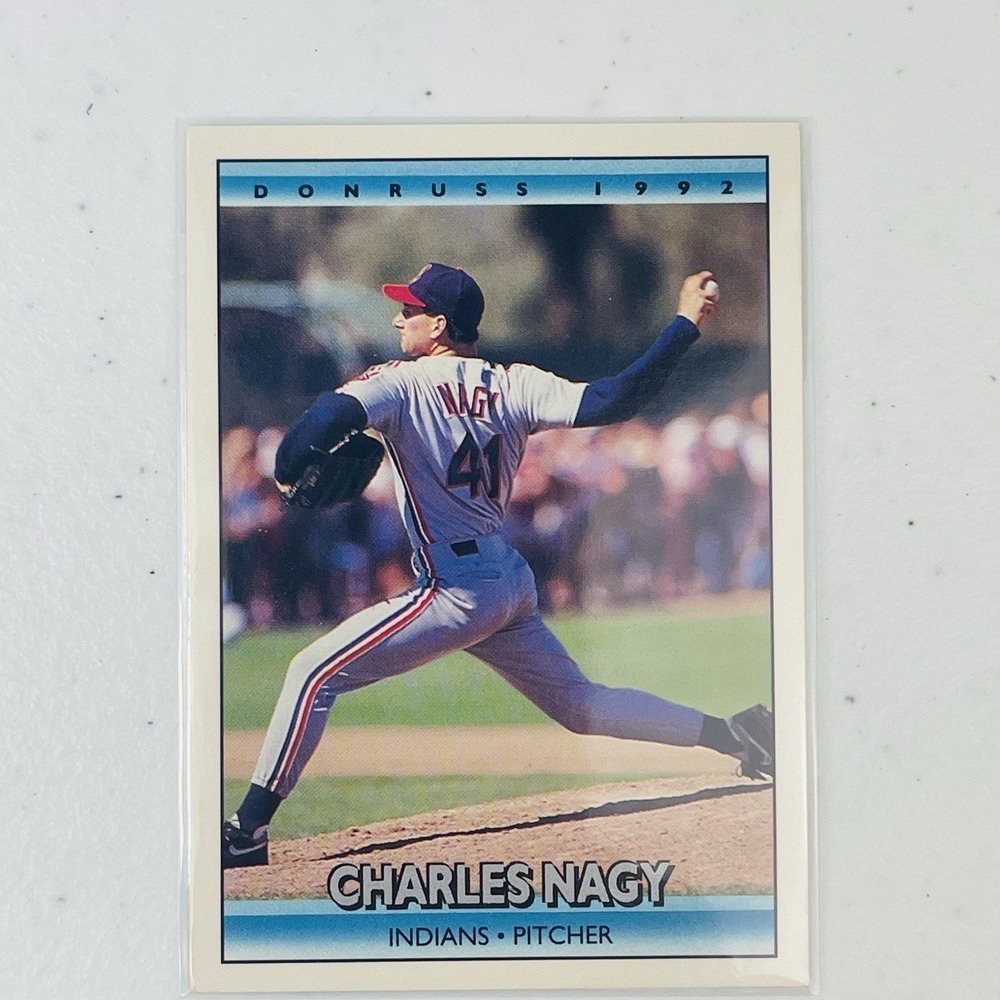 1992 Donruss Charles Nagy Cleveland Indians 315 Trading Card